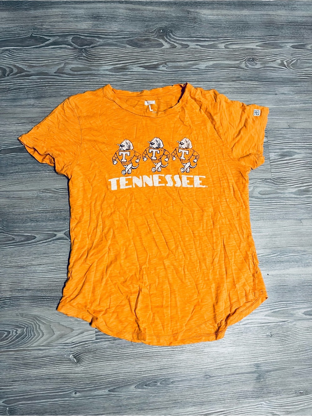 Tennessee Short Sleeve Women's Tee in Orange